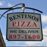 Bentinos Pizza sign
